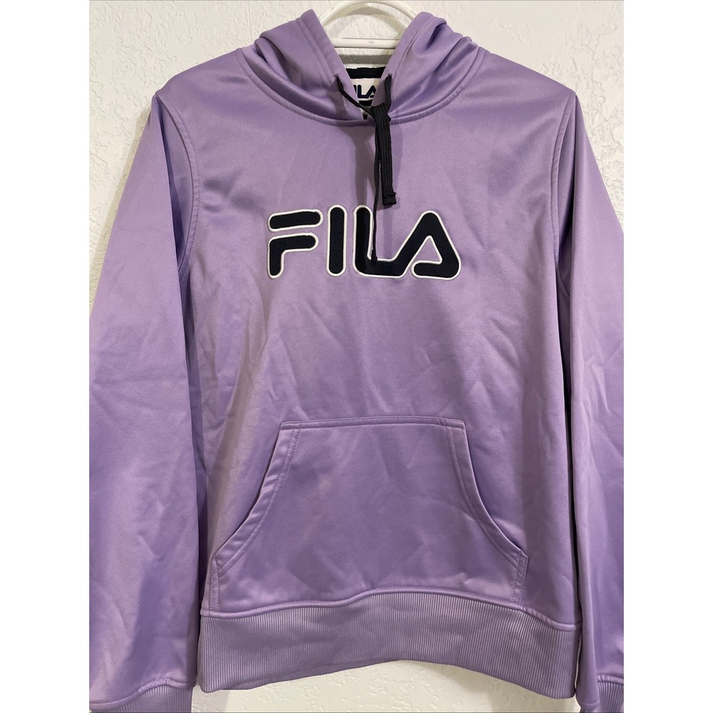 FILA Women's Pullover Hoodie Sz. Medium Purple